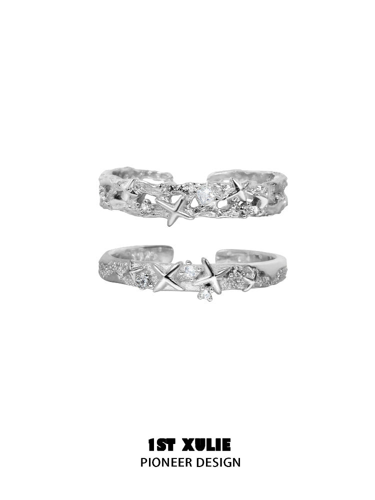 Galaxy Star Bond Couple Ring