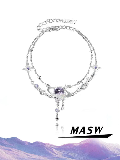 Purple Galaxy Bracelet