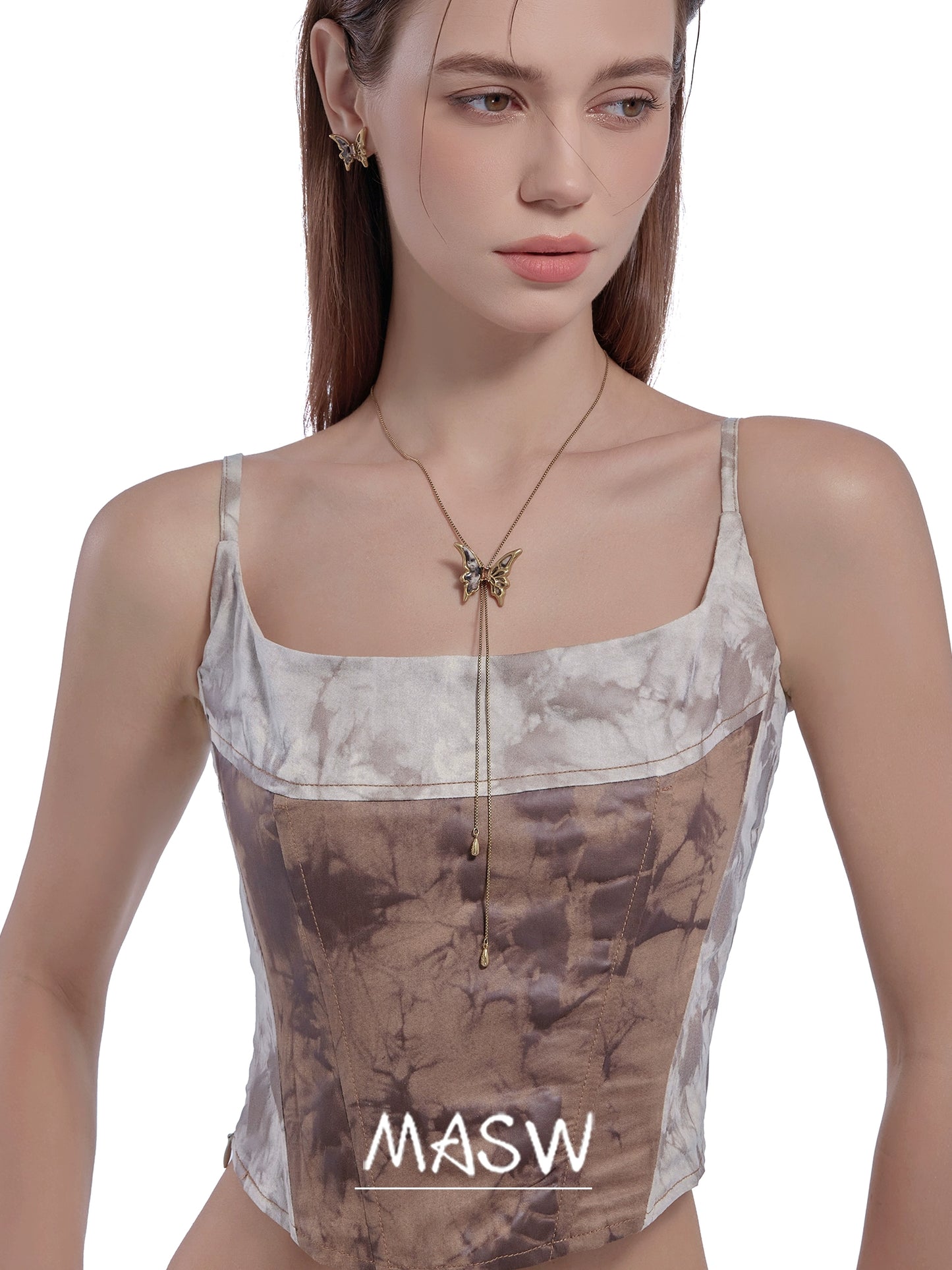 Leopard Butterfly Necklace