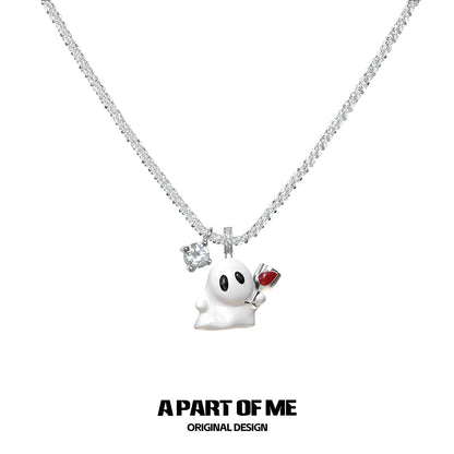 Ghost Boo Gift Necklace