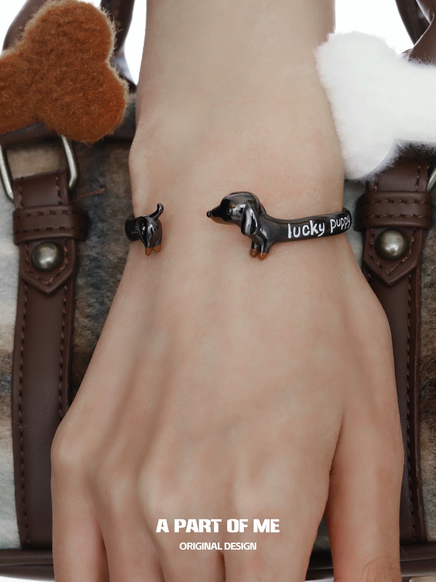 Lucky Dachshund Dog Bracelet
