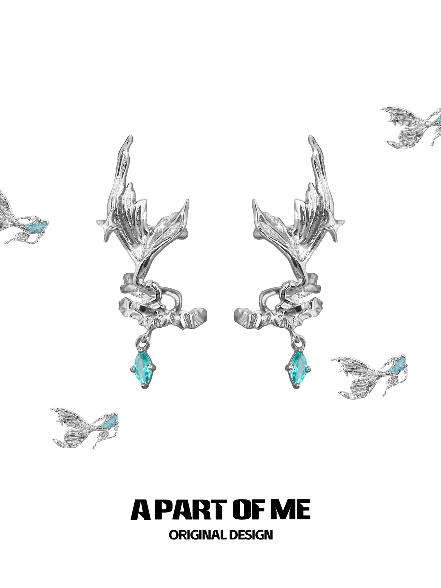 Silent Fishtail Ear Cuffs