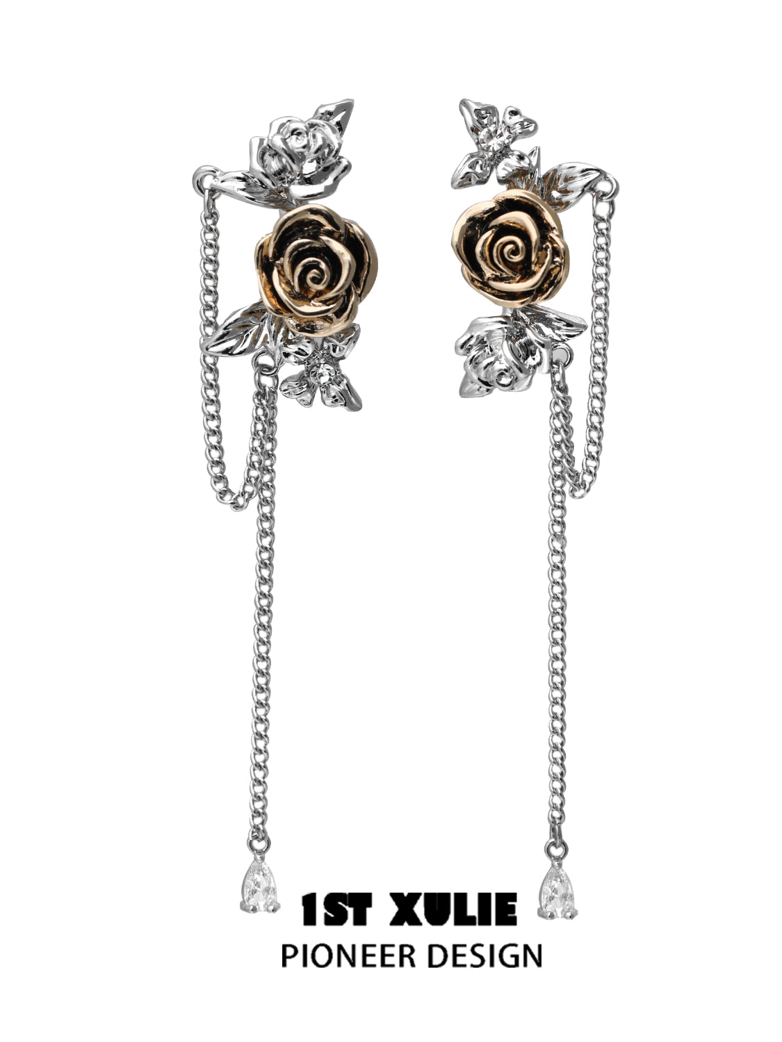 Twilight Rose Punk Earrings