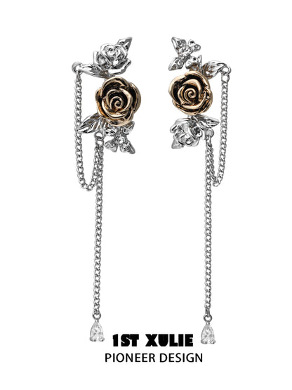 Twilight Rose Punk Earrings