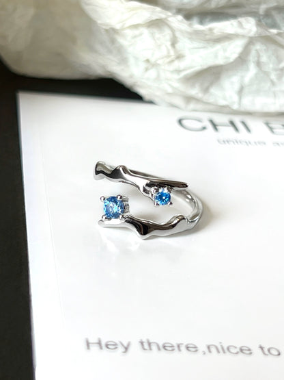 "Blue Universe" Star Ring