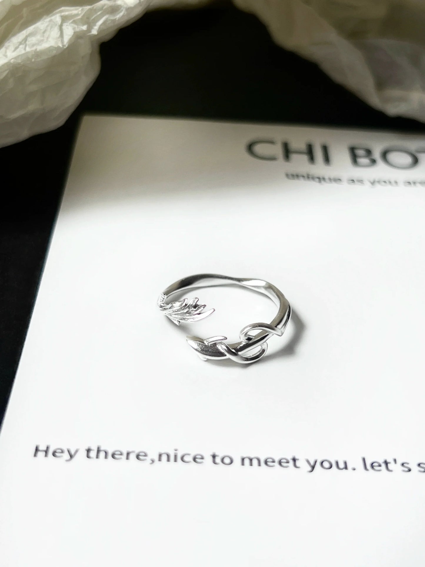 "Voice of Fish" Minimalism Ring