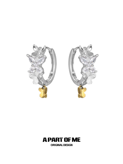 Kingdee Butterfly Diamond Earrings