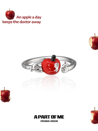 Cute Cool Summer Apple Ring