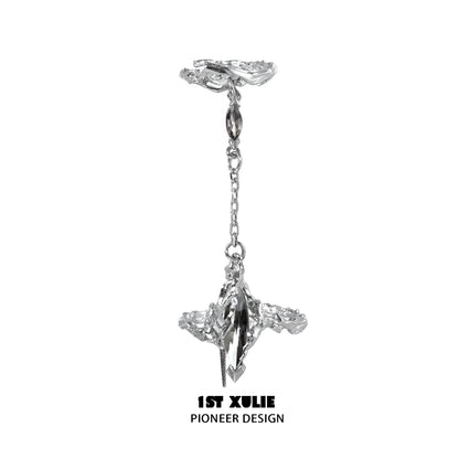 Y2K Punk Dream Core Silver Ring