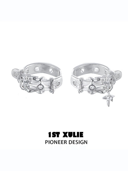 Y2K Frozen Breeze Ear Clips