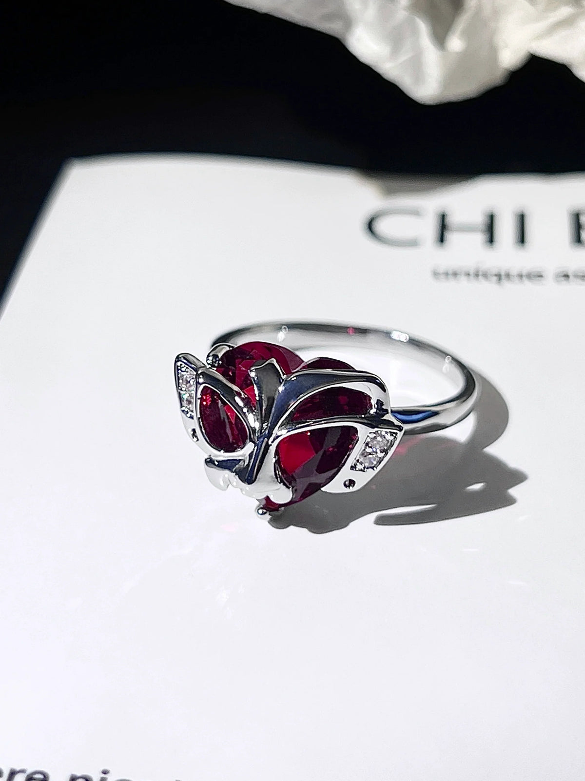 "Bloody Mask" Wrap Ring