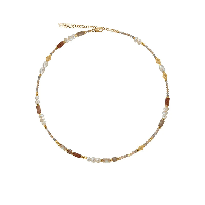 Oil Painting Love Necklace