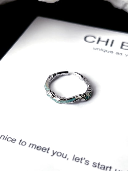 "River of Freedom" Blue Ring