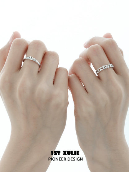 Galaxy Star Bond Couple Ring