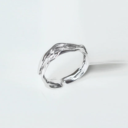 Defiant Statement Silver Ring