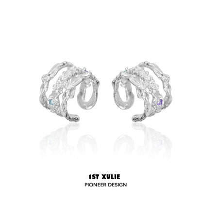 Chill Zirconic Cool Ear Clips