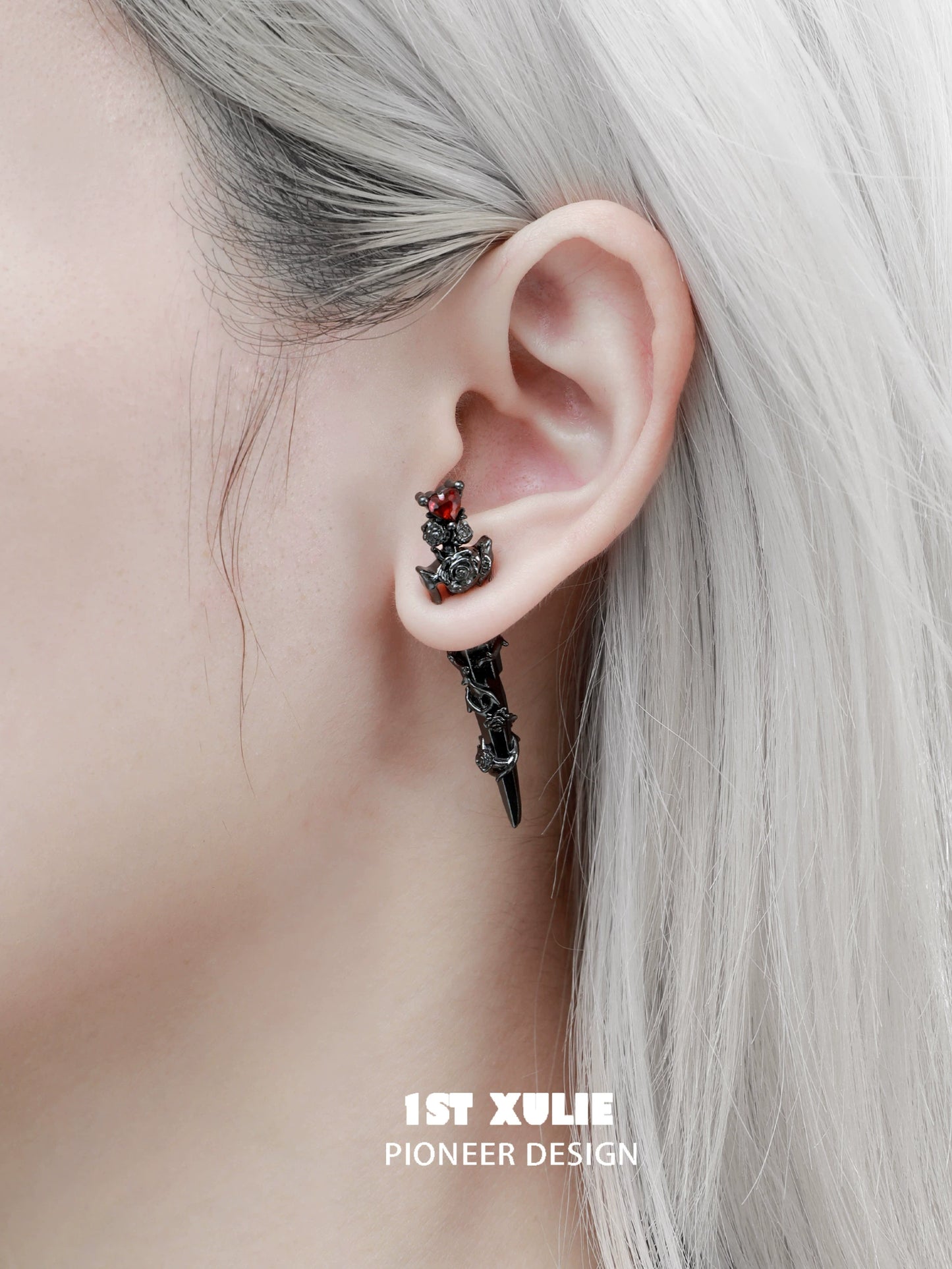 Cathedral Rose Piercing Earrings