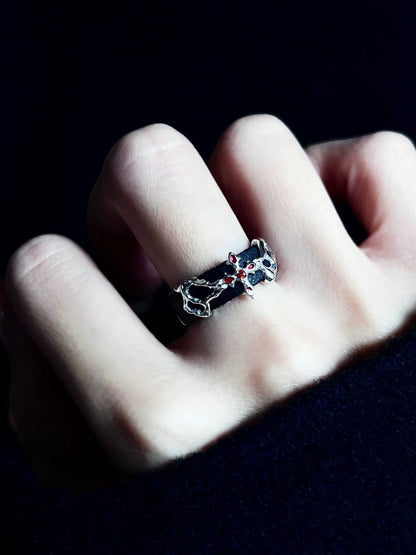 "Soul Contract" Leather Ring