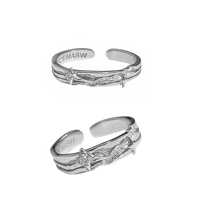 Brilliant Starry Couple Rings
