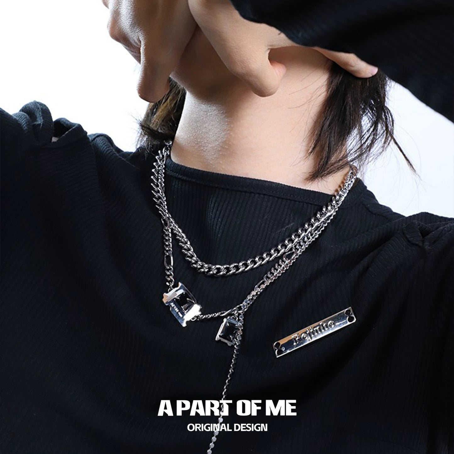 Double-layer Diamond Cuban Necklace