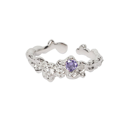 Dream Fairy Purple Zircon Ring