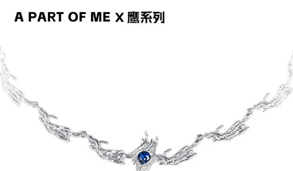 Ravenclaw Wing Diamond Necklace