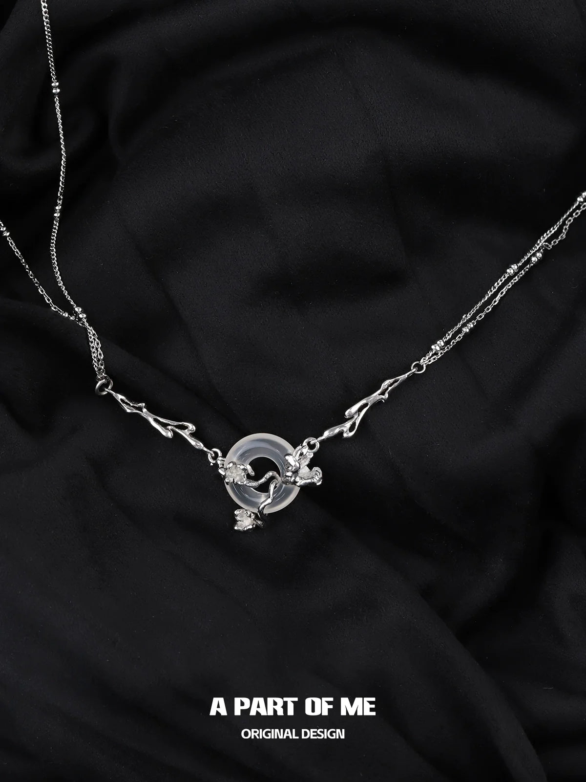 Cool God Chalcedony Necklace