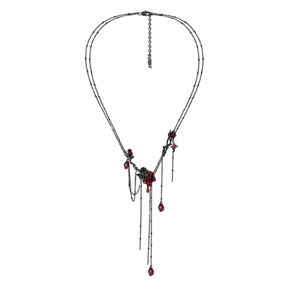 Spice Girl Rose Collarbone Chain