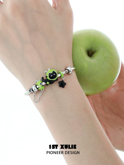 Apple Cat & Puppy Paradise Bracelet