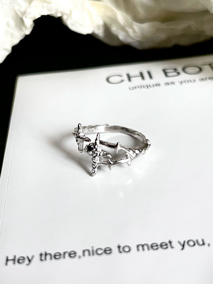 "Night Sea Starlight" Ring