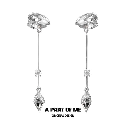Divine Arrow Drop Ear Cuffs