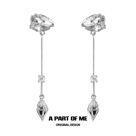 Divine Arrow Drop Ear Cuffs