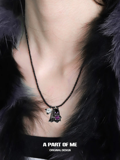 Ghost Devil Pendant Necklace