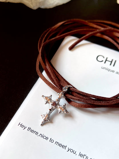 "Girl's Prayer" Cross Necklace