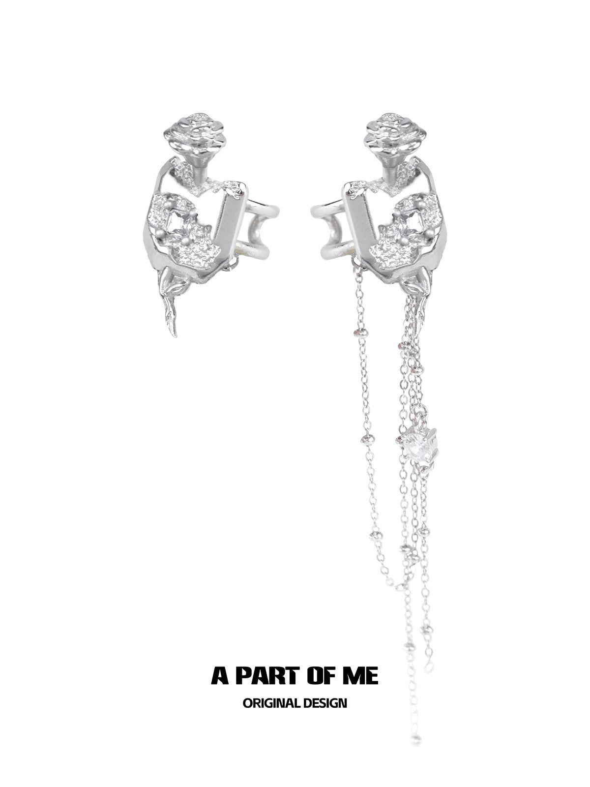Wilderness Rose Diamond Earrings