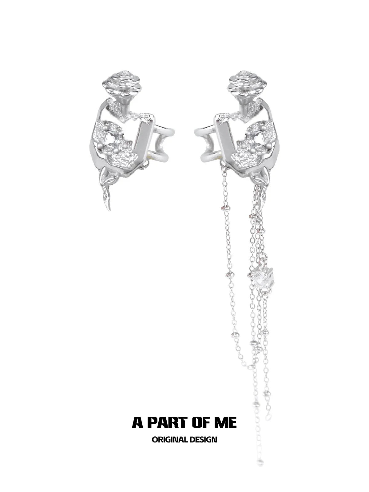 Wilderness Rose Diamond Earrings