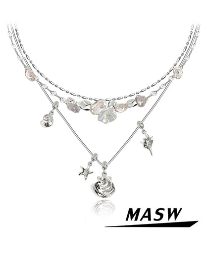 Baroque Starfish Pearl Necklace