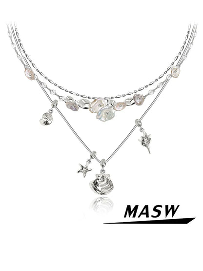 Baroque Starfish Pearl Necklace