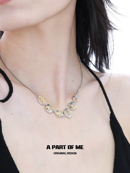 Radiant Sun Moon Necklace