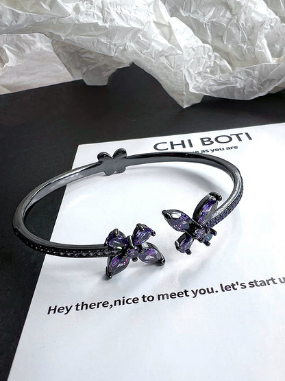 "Shadow Purple Butterfly" Dream Bracelet