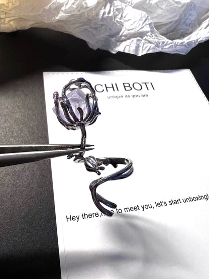 "Amethyst Rose" Mysticism Ring