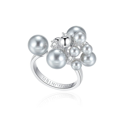 Elegant Pearl Garden Ring
