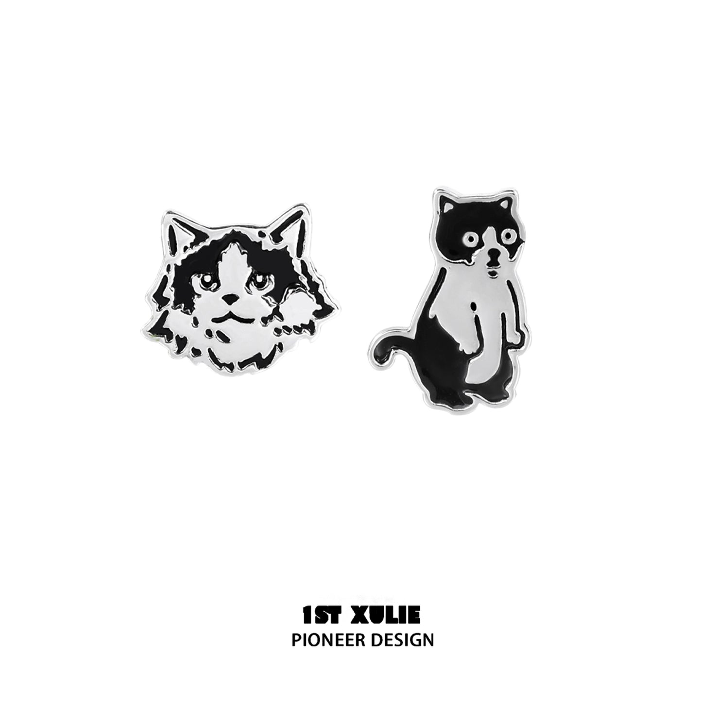 Street Art Kitty Earrings
