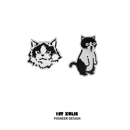 Street Art Kitty Earrings