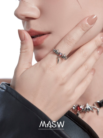 Devil Wings Index Ring