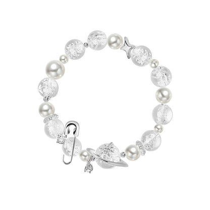 Crystal Beaded Pin Bracelet