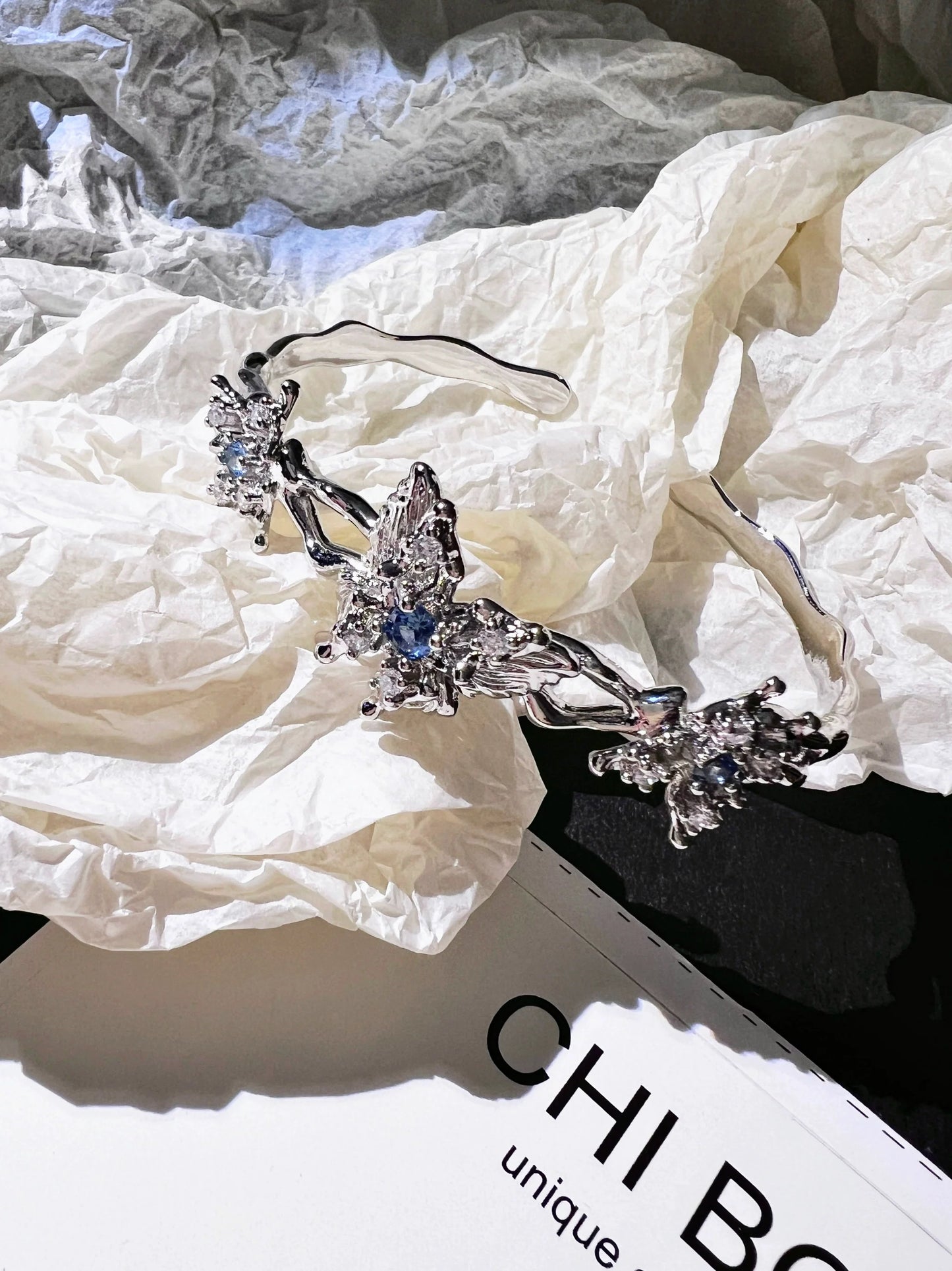 "Dream Butterfly" Zircon Bracelet