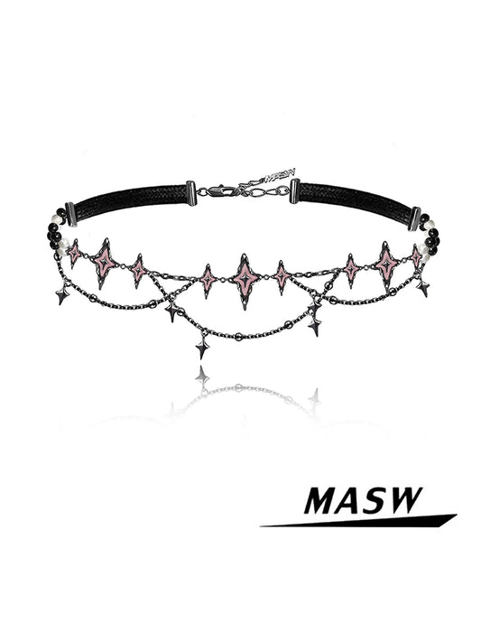 Pink Astral Punk Choker