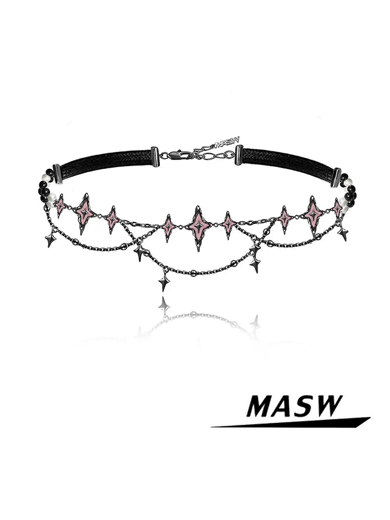 Pink Astral Punk Choker
