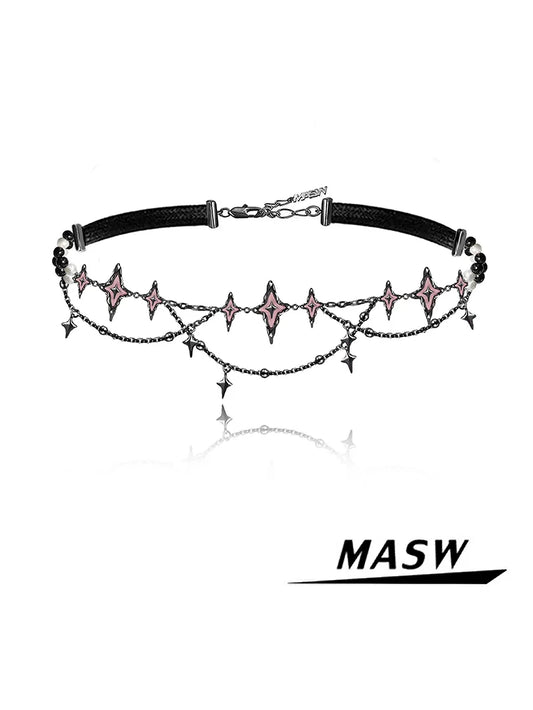 Pink Astral Punk Choker